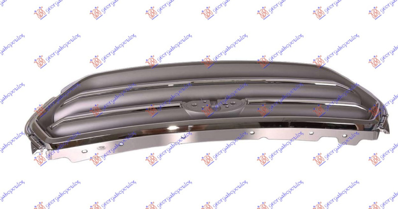 Maskë pvc/grilë e argjendtë/krom