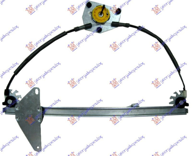 Ngritës/rregullator për dritaren e përparme 5 dyer (pa motor)