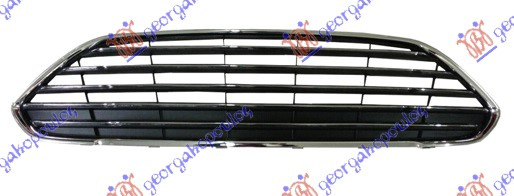 Maskë pvc/grilë krom/me ngjyrë të zezë (kornizë krom)