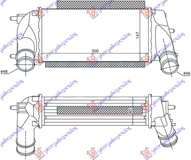 Interkuler 1,0i 12V TURBO (300x150x