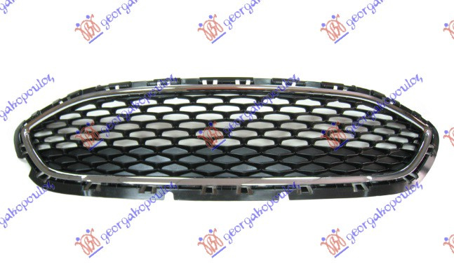 Maskë pvc/grilë me ngjyrë të zezë (kornizë krom) benzinë