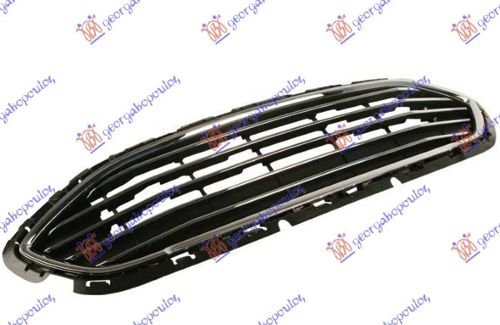Maskë pvc/grilë krom/me ngjyrë të zezë (kornizë krom) dizel