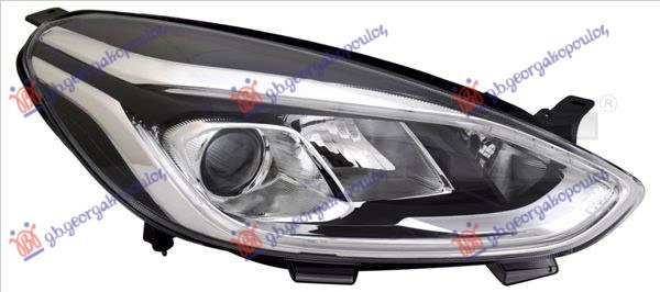 Fenerë elektrik (H7/H1) me LEDDritë ditore (me motor) (E) (TYC)