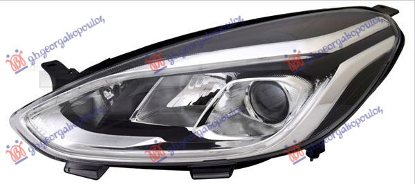 Fenerë elektrik (H7/H1) me LEDDritë ditore (me motor) (E) (TYC)