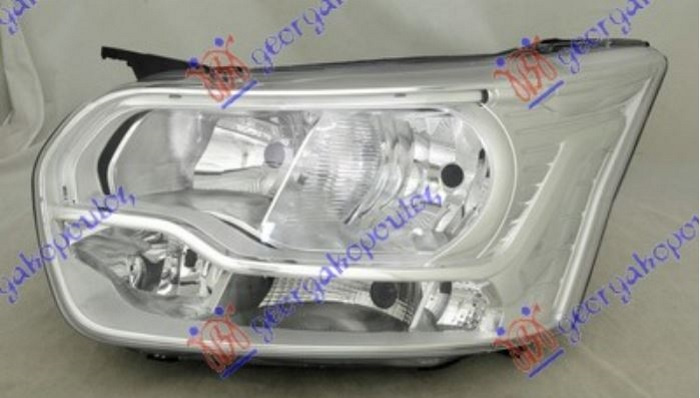 Fenerë elektrik (H7/H15/H1) (E) (me drita pulsuese) (me motor) (DEPO)