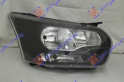 Fenerë elektrik (H7/H15) (me ngjyrë të zezë) (E) (DEPO)