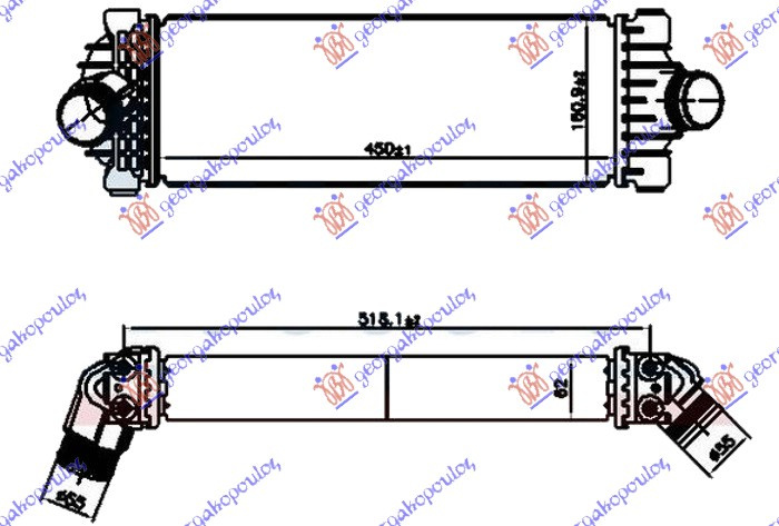 Interkuler 2.0 TDCi dizel (450x160x62)