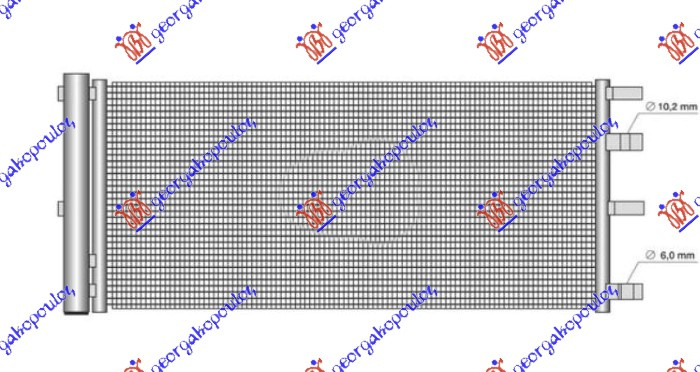 Radiator i kondicionerit 2.0 TDCI dizel 16- (750x352) Makinë me tërheqje në rrotat e pasme - Tërheqje në katër rrotat