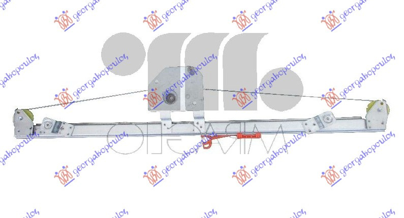 Ngritës/rregullator për dritaren e përparme elektrik (pa motor) (А cilësi)