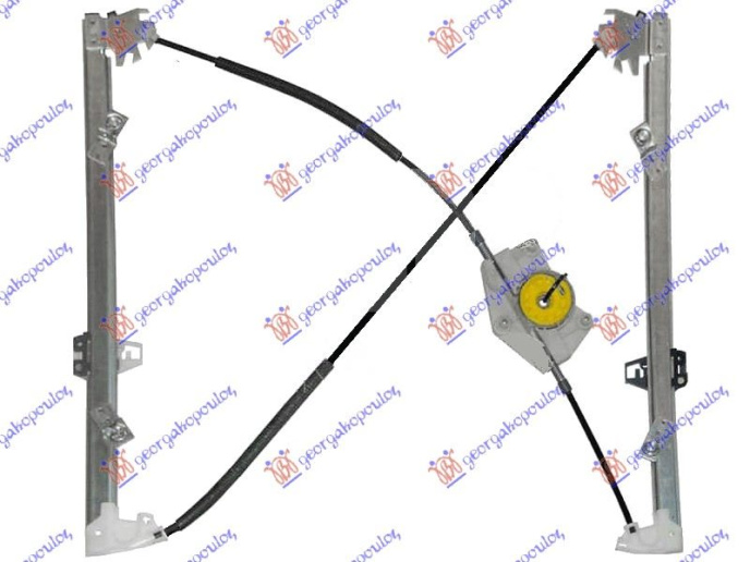 Ngritës/rregullator për dritaren e përparme elektrik (pa motor) (А cilësi)