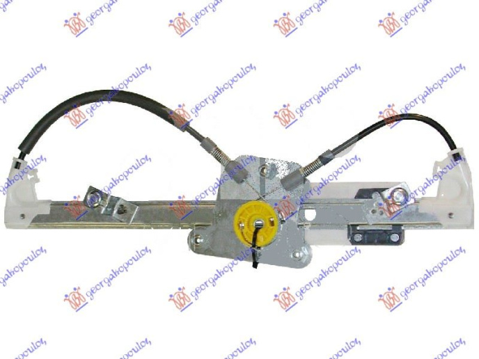 Ngritës/rregullator për dritaren e pasme elektrik (pa motor)