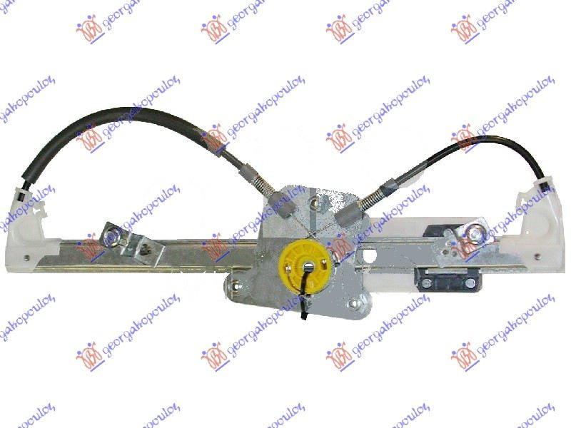 Ngritës/rregullator për dritaren e pasme elektrik (pa motor)
