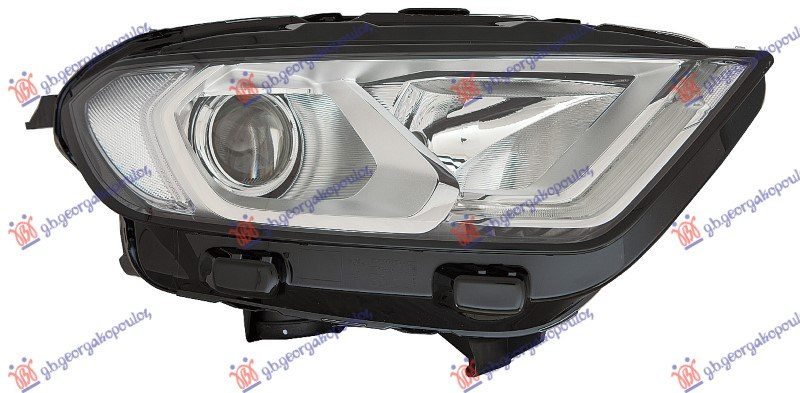 Fenerë elektrik (krom) (H18/H1) (LED) (me motor) (E) (DEPO)
