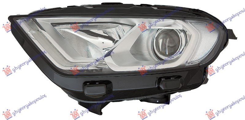 Fenerë elektrik (krom) (H18/H1) (LED) (me motor) (E) (DEPO)
