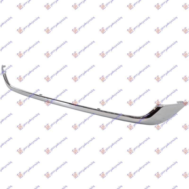ShiritMaskë pvc/grila e poshtëm, krom