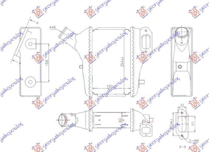 Interkuler 1.6-2.2 i-DTEC dizel (150x255x62)