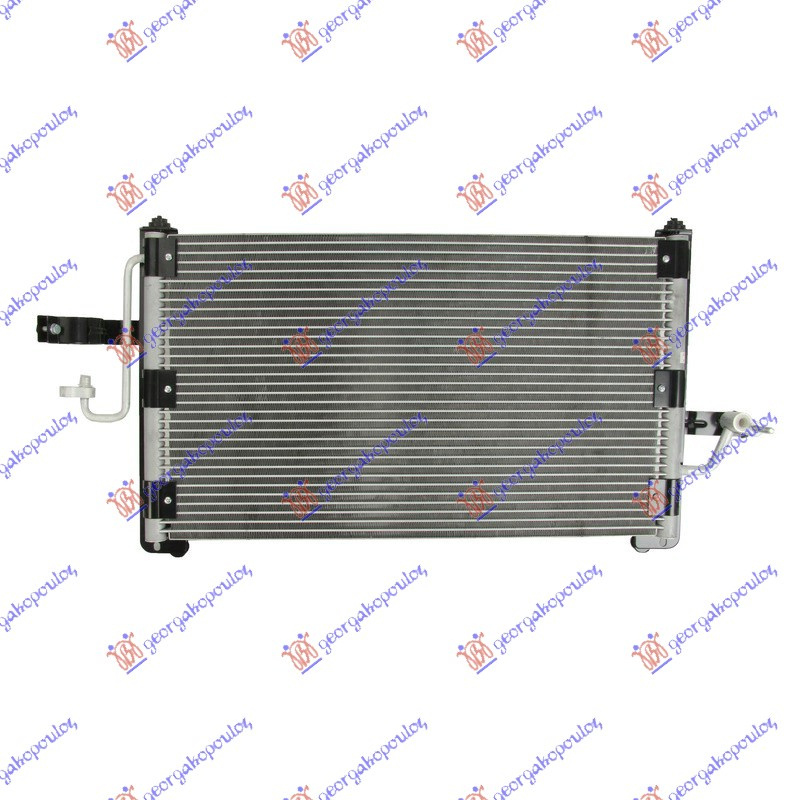 Radiator i kondicionerit 1,6-2,0cc (60x36x2,2)