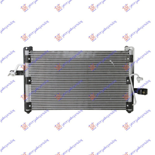 Radiator i kondicionerit 1,6-2,0cc (60x36x2,2)