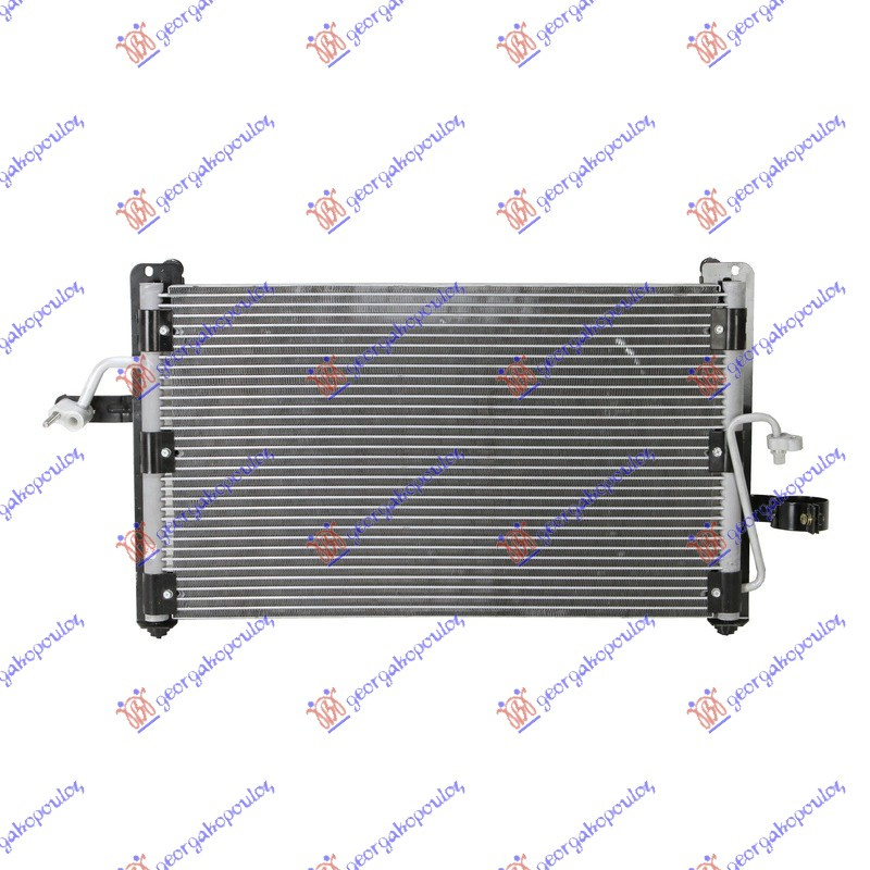 Radiator i kondicionerit 1,6-2,0cc (60x36x2,2)