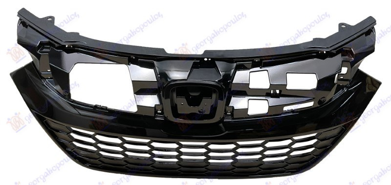Maskë pvc/grilë e brendshme me ngjyrë të zezë me me shkëlqim (sport)