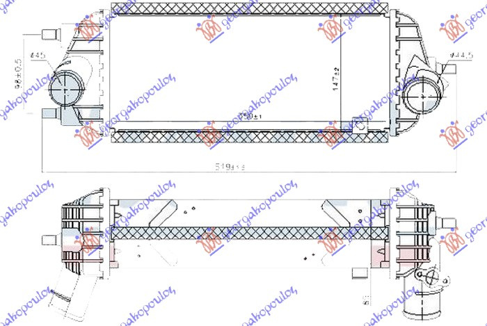 Interkuler 1.7 CRDi dizel (350x147x85)