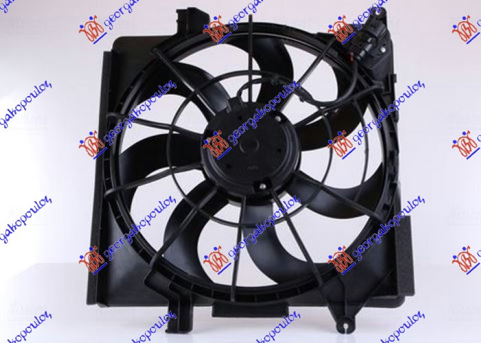 Ventilator komplet (i vetëm) 2.0CRDI dizel (461mm) (3 pinë)