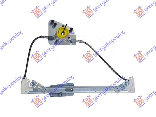 Ngritës/rregullator për dritaren e pasme elektrik (pa motor)
