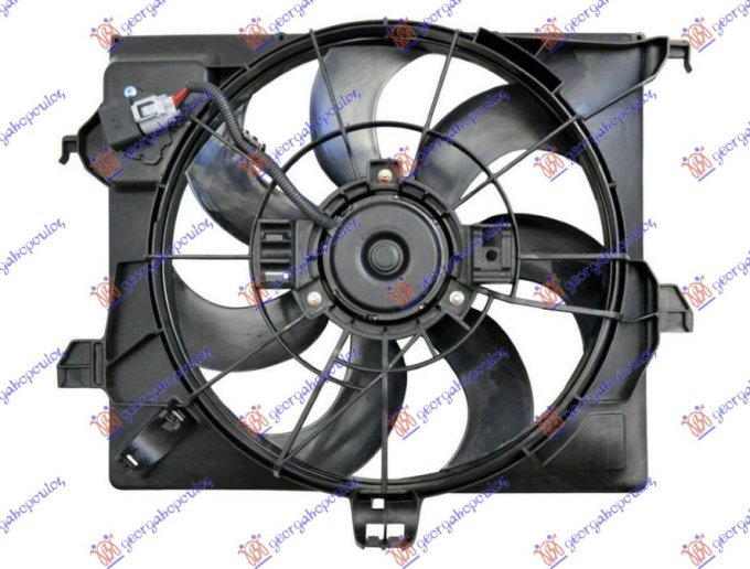 Ventilator komplet dizel (390mm) (3 pinë) (tipi DOOWON)