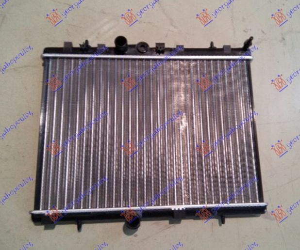 Radiator për motor benzinë/dizel (38x55x1,8) me mbajtës për Ventilator