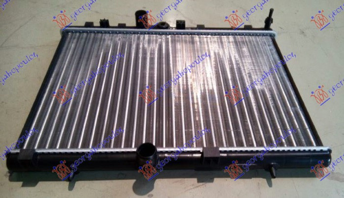 Radiator për motor benzinë/dizel (38x55x1,8) me mbajtës për Ventilator