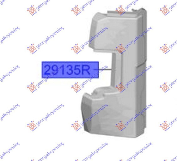 Mbulues i përparëm për radiator (1.2 /1.4) (Origjinal)