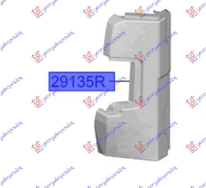Mbulues i përparëm për radiator (1.2 /1.4) (Origjinal)