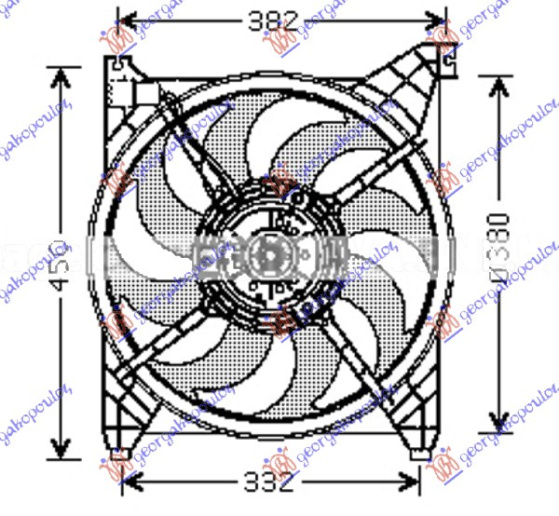 Ventilator komplet benzinë