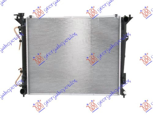 Radiator për motor benzinë (63,5x48) (marsh manual/automatik)