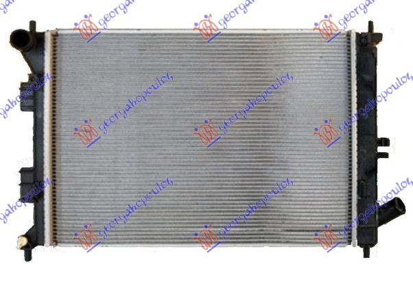 Radiator për motor 1.4-1.6-1.8 benzinë (marsh manual) (550x390x16)