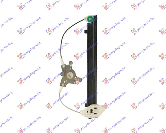 Ngritës/rregullator për dritaren e përparme elektrik (pa motor)