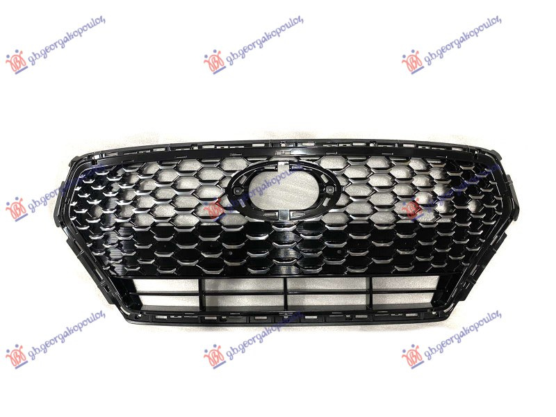 Maskë pvc/grilë (krom) (me sensor për frenim) (Origjinal)