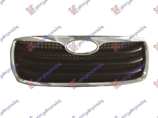 Maskë pvc/grilë komplet me shirit krom