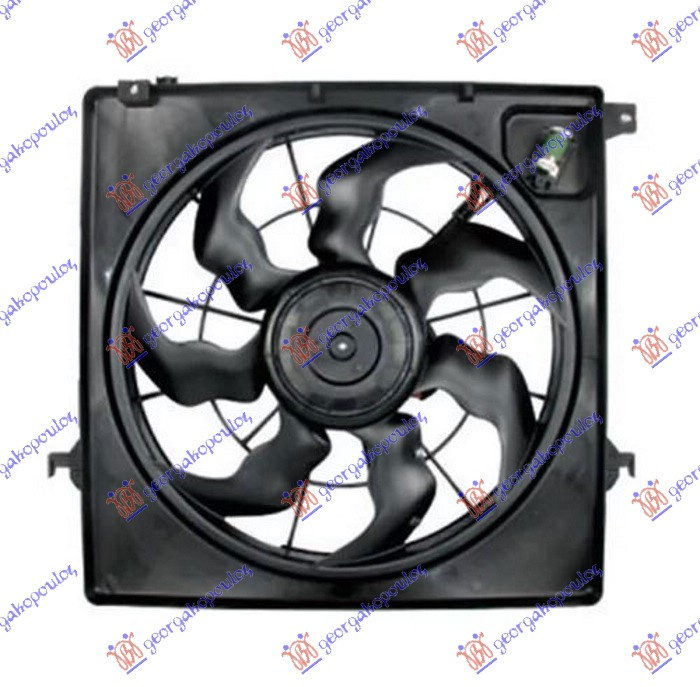 Ventilator komplet (i vetëm) benzinë/dizel (460mm) (3 pinë)