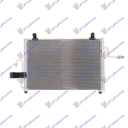 Radiator i kondicionerit 1,6-1,8-2,0cc (59x36,5x1,7)