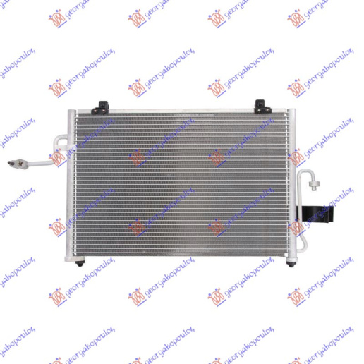 Radiator i kondicionerit 1,6-1,8-2,0cc (59x36,5x1,7)
