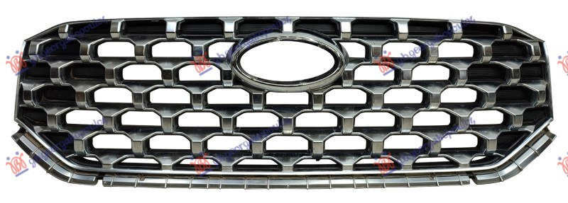 Maskë pvc/grilë krom