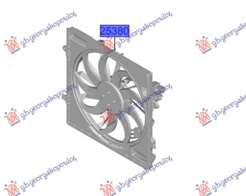 Ventilator komplet 1.6 benzinë -hibrid