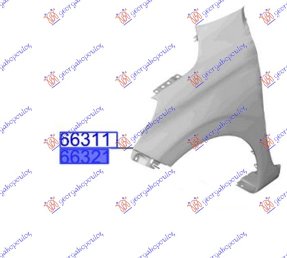 Krahu i përparëm 1.0L tgdi (pa hapje për drita pulsuese) (Origjinal)