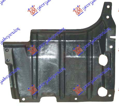 Mbrojtje/kapak nën motor (pjesa e mesme)