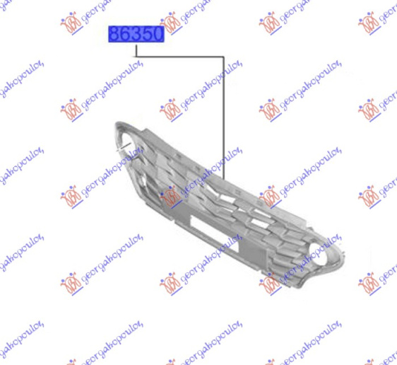 Maskë pvc/grilë N-LINE (Origjinal)