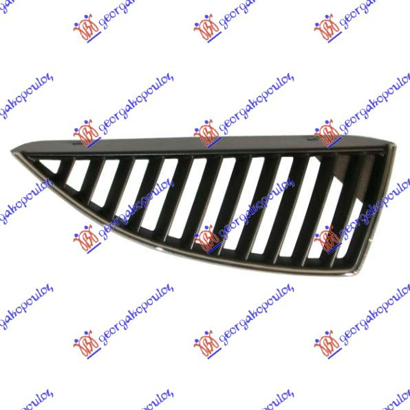 Maskë pvc/grilë (gati për ngjyrosje) -07 i argjendtë/me ngjyrë të zezë me krom