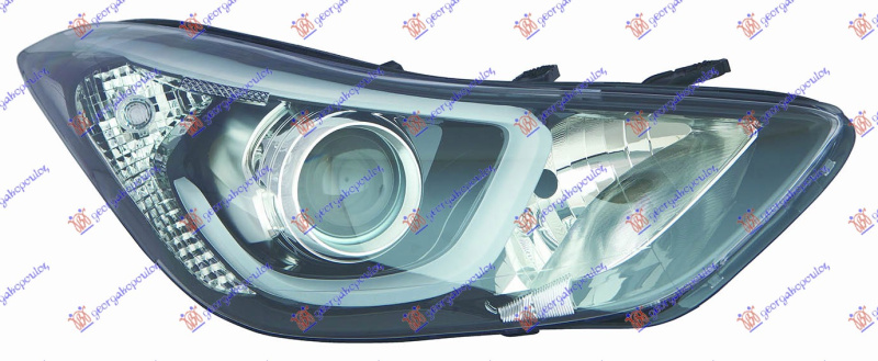 Fenerë elektrik (HB3/H7) me LEDDritë ditore (E) (DEPO)