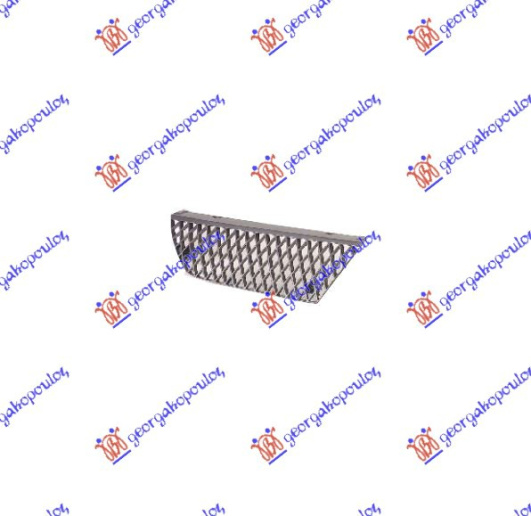 Maskë pvc/grilë e brendshme 07-e argjendtë/me ngjyrë të zezë
