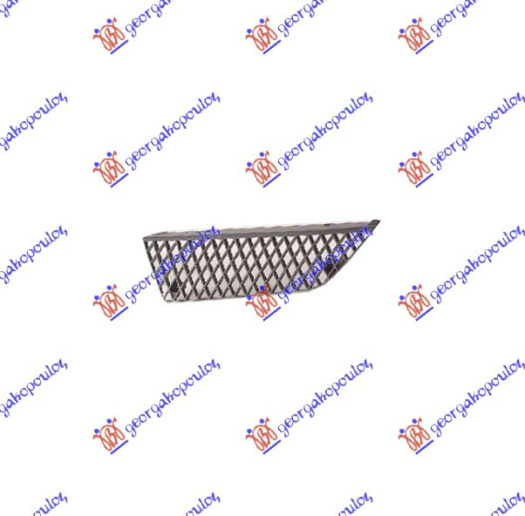 Maskë pvc/grilë e brendshme 07-e argjendtë/me ngjyrë të zezë